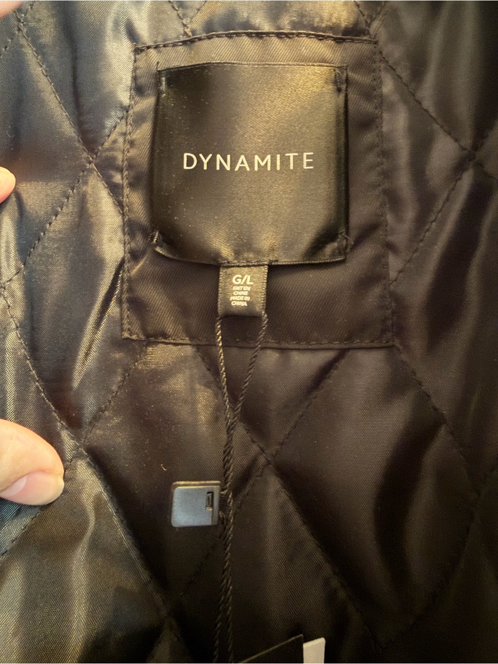 Dynamite Black Bomber Jacket - Picture 3 of 8
